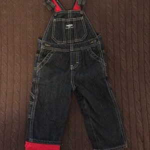 Oshkosh fleece lined overalls 18 months